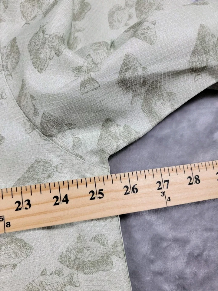 Weatherproof Garment XL Men's Fish Pattern button Shirt fishing vented, outdoors - Image 2 of 4