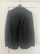 Jos.A.Bank Black Travel Tech Slim Fit Suit Size 38R