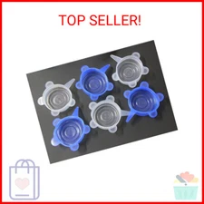 Silicone Stretch Can Lids Covers for Pet Food, Reusable Universal Size, 6 Pack