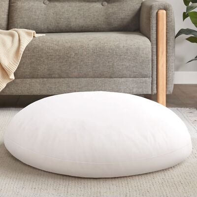 Round Floor Pillow Insert Large Thick Meditation Cushion 32 Inches