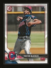 2018 Bowman Draft Triston McKenzie Cleveland Guardians (#BD-162)