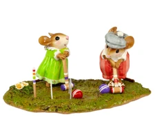 Wee Forest Folk WICKET FUN!, WFF# M-630a, Croquet Mouse, LTD 2024