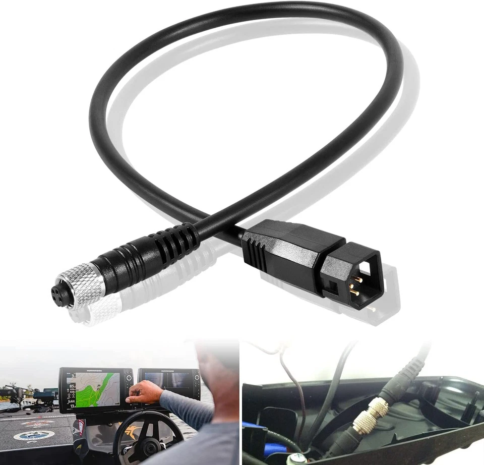 1852068 7-Pin Transducer Adapter Cable for Humminbird Fish Finder/Minn Kota US2