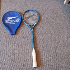 SLAZENGER CHALLENGE GRAPHITE SQUASH RACKET C/W COVER VGC *nice racket*