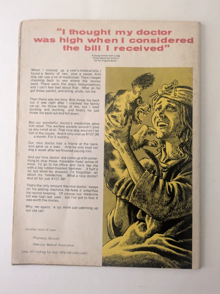 Vintage 1971 Cracked Magazine Spiro-Man Hang Up Poster Jan Issue 90 | eBay