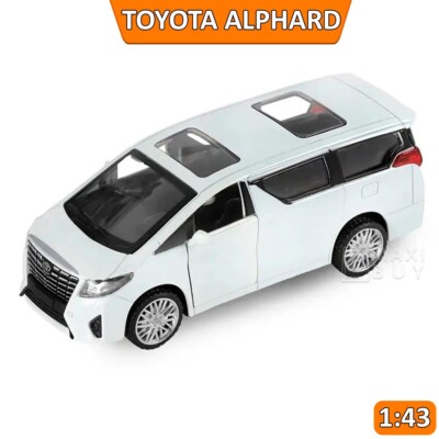 Toyota Alphard Diecast Model Car Collection Toy Cars 1:43 Scale Technodrive