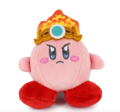 Hoshi no Kirby Plush Mascot Mobile Phone Grip Stand Fire Star Kirby Japan Sunart