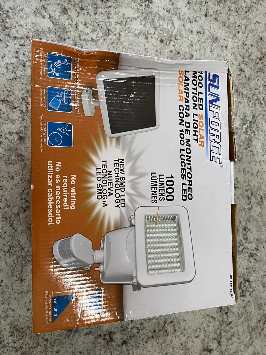 Sunforce 100 led solar on sale motion light