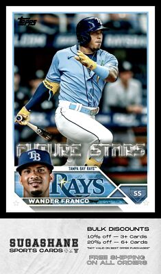 2023 Topps 215 Wander Franco Future Stars Rays Baseball Card | eBay