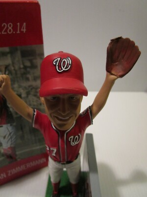 ジョーダン・ジマーマン ノーヒットノーラン ボブルヘッド ワシントンナショナルズ MLB Washington Nationals Jordan Zimmermann No Hitter Bobblehead | eBay