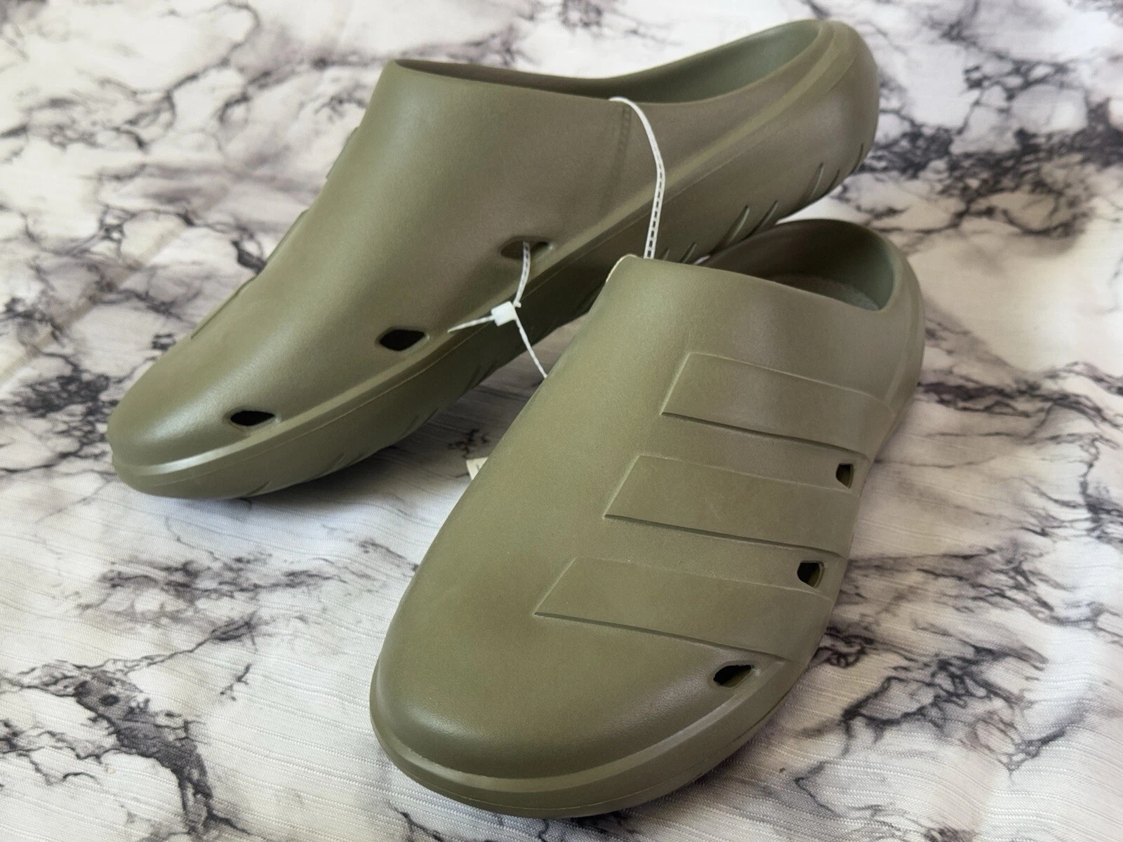 Zoccolo Adidas Adicane verde slide scarpa uomo taglia 13