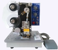 New Semi-Automatic Electric Coder Hot Stamp Ribbon Coding Printer Machine 220V