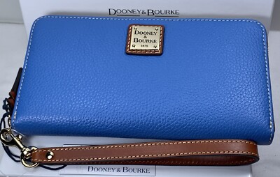 DOONEY&amp;BOURKE 長財布 Dooney & Bourke Florentine Large Zip Around Credit Card Black