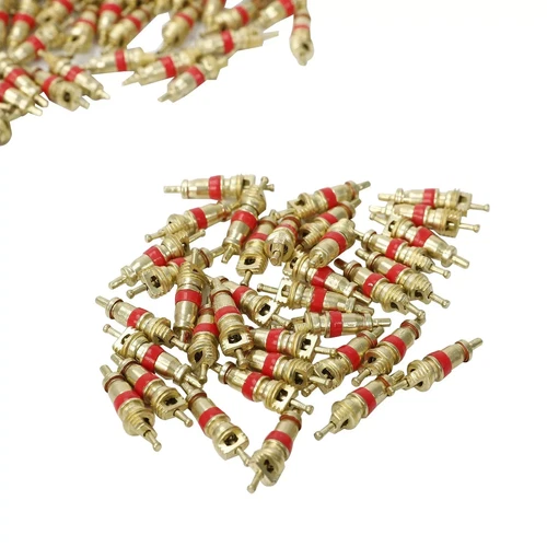 100-1000 VALVE STEM CORE TIRE PRESSURE SENSOR CORES TPMS UNIVERSAL (PURE COPPER)