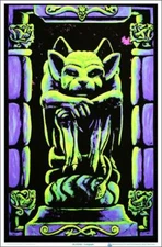 Gargoyle Blacklight Poster 23" x 35"