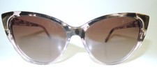 BETSEY JOHNSON GOING STEADY TORTOISE WITH PINK SUNGLASSES 140 53-16 BROWN LENS