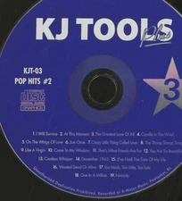 KARAOKE KJ Tools Plus KJT-03 Pop Hits #2-  19 Songs