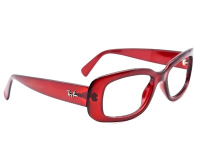 Ray Ban Sunglasses FRAME ONLY RB 4122 735/8G Red Rectangular Italy 50[]16 130