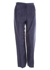 Donna Karan Midnight Blue Silk Pants US 2 NEW