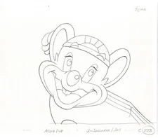 Chuck E Cheese Pizza Commercial Production Animation Cel Drawing 2005 E-031