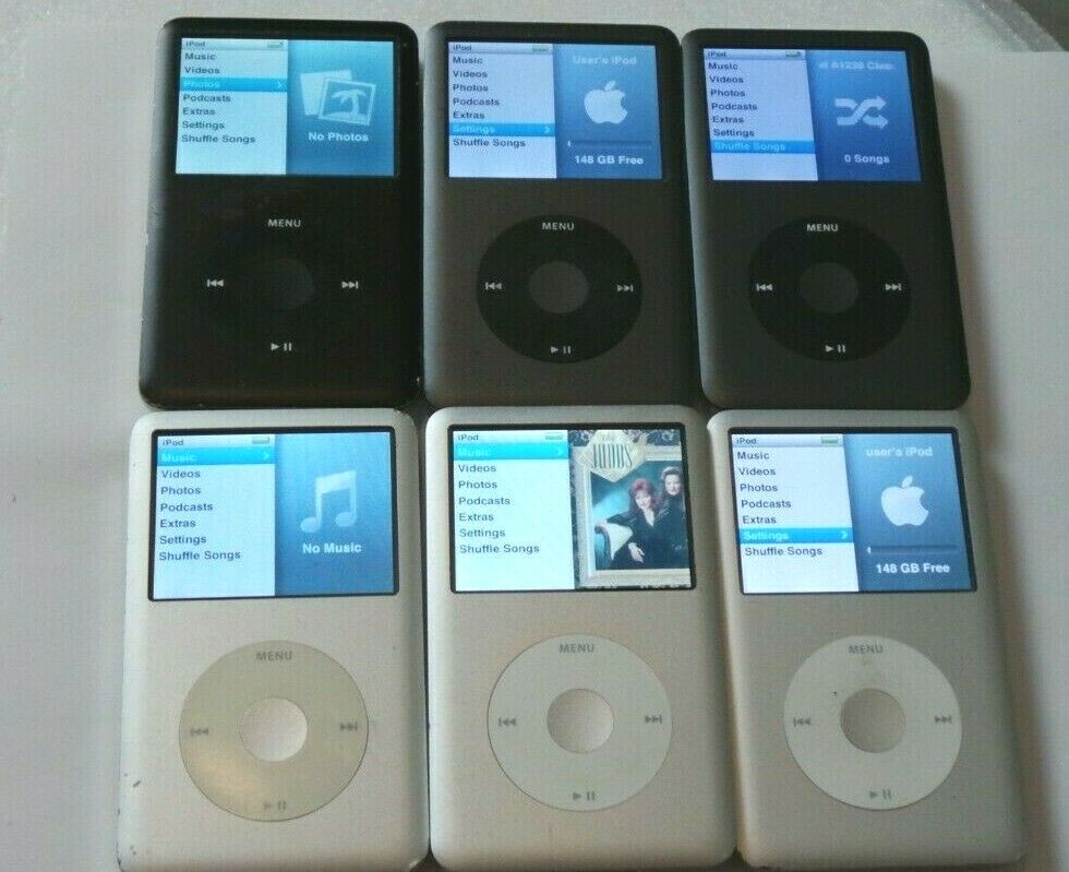 【動作品】iPod Classic 160GB ブラック Apple iPod classic 6th Generation Black (160 GB) Works Great