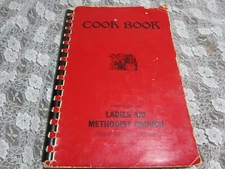 Vintage Spiral Methodist Church Cookbook, Jerico Springs MO Ladies Aid 