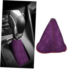Car Shift Knob Dust Cover, Shift Boot Cover, Fabric Shifter Manual/Auto Purple