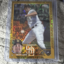 2023 Topps Chrome Update Gold Mini-Diamond Refractor Seth Lugo #USC26 /50 Padres