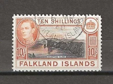 FALKLAND ISLANDS 1938/50 SG 162a USED 
