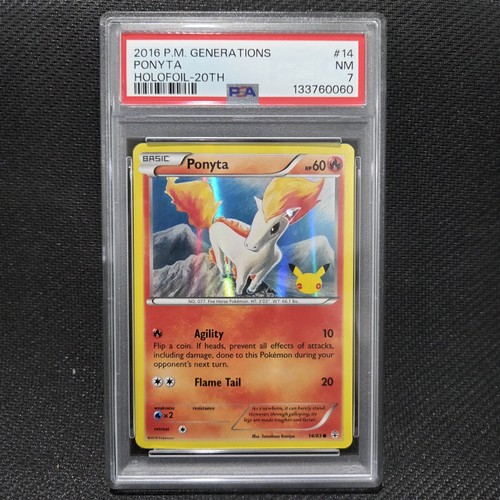 Ponyta graded PSA 7 for sale on eBay