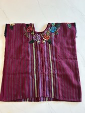 Guatemalan huipil Traditional Hand Embroidered