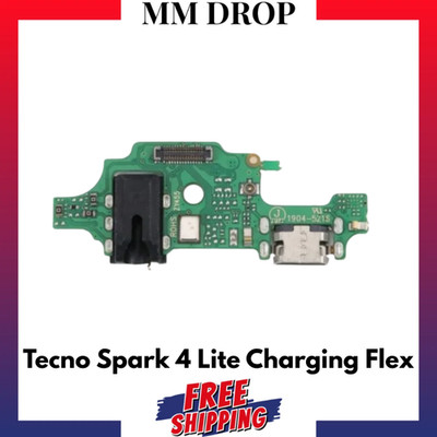 Für Tecno Spark 4 Lite Ersatz Ladebuchse Dock Connector Mikrofon Flex - UK