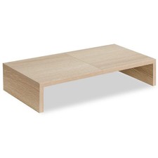 20 Inch Wood Monitor Stand Riser, Wooden Desktop Stand for PC/TV/Laptop/Print...