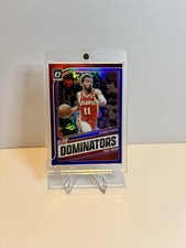 2024-25 Panini Donruss Optic Elite Dominators Trae Young #16 Blue Prizm /49