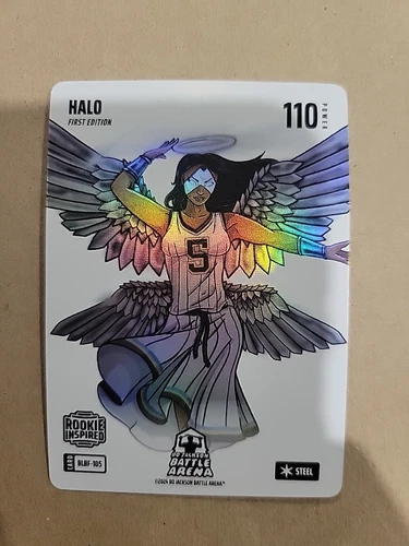 Bo Jackson Battle Arena HALO "Angel Reese" Blizzard Battlefoil Steel #BLBF-105