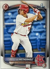 JJ Wetherholt 2025 Bowman Baseball #BP22 Paper Prospects RC