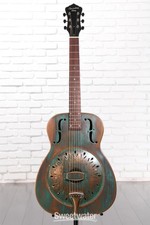 Recording King Swamp Dog Style-O Resonator - Distressed Vintage Green