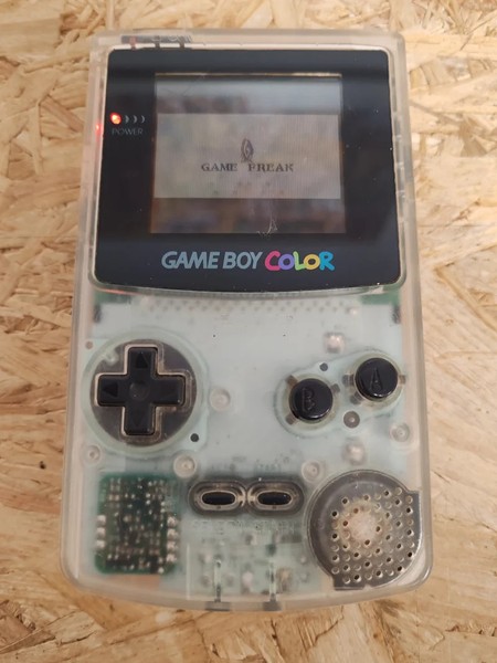 Game Boy Color Clear Skeleton