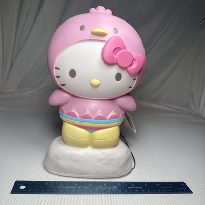 Hello Kitty Easter as Chick Lighted Blow Mold Décor  8.26 x 4.72  x 12 in (NEW)