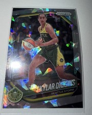 Skylar Diggins Silver Cracked Ice 2025 Panini Prizm WNBA Card #123 Seattle Storm