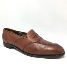 Edward Green x Paul Stuart Penny Loafers Dress Shoes Mens Size 9.5 US 9 UK Brown