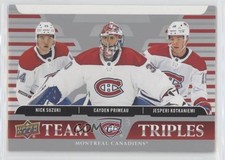 2020 Upper Deck Team Triples Nick Suzuki Cayden Primeau Jesperi Kotkaniemi 5j8
