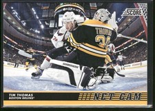 2012-13 Score Tim Thomas Net Cam #NC6 Boston Bruins