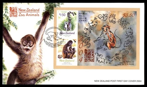 Mayfairstamps New Zealand FDC 2004 zoo animals First Day Cover aax_42777