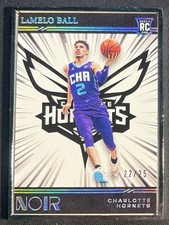 2020-21 Panini Noir Lamelo Ball Statement Edition #240 Metal Frame Rookie RC /25