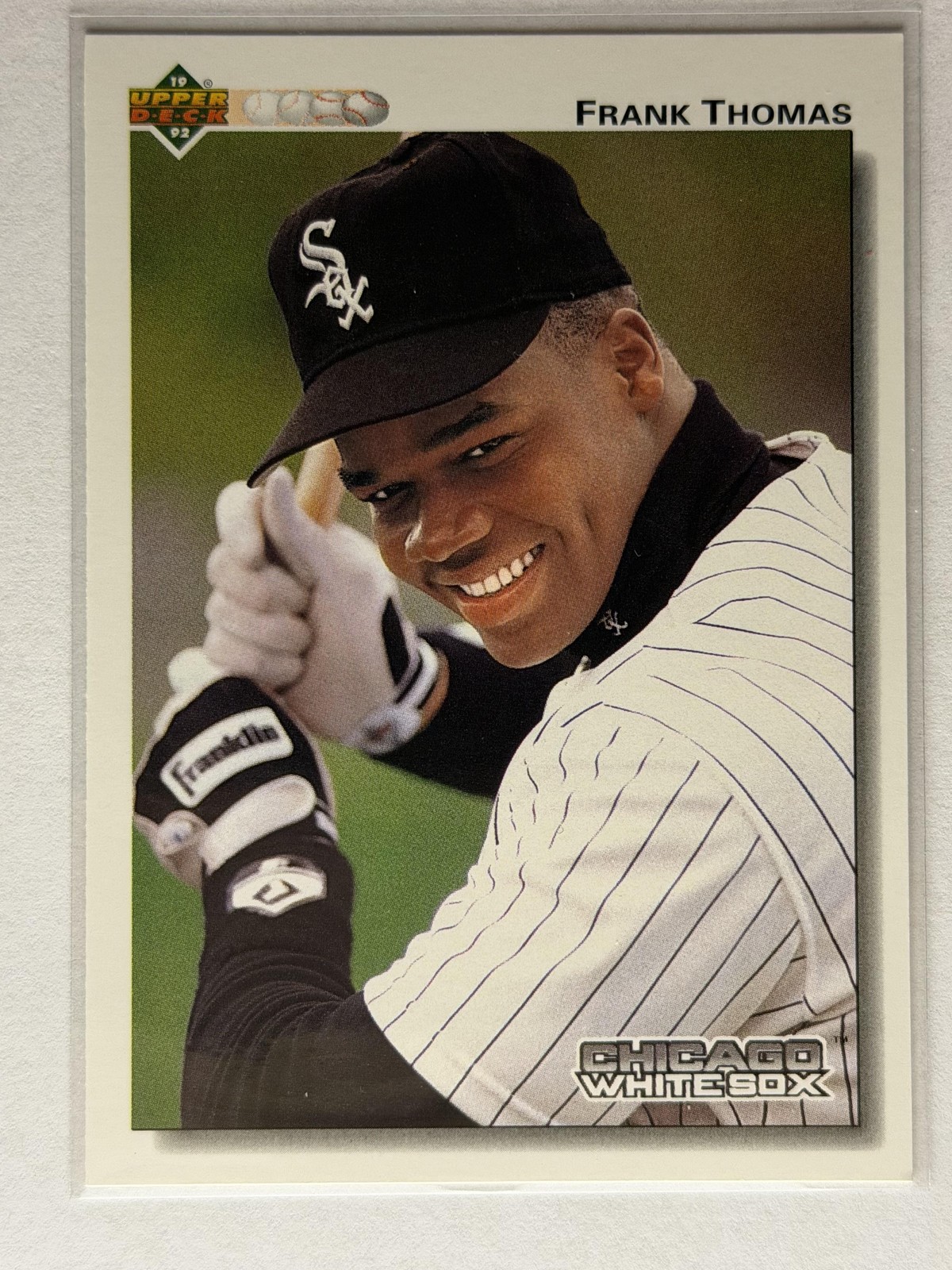 1992 Upper Deck Factory Set Gold Hologram #166 Frank Thomas Chicago White Sox