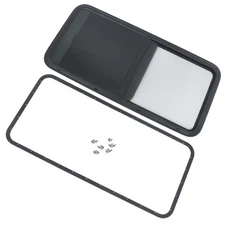 LABLT 48"W x 22"H Horizontal Sliding Window w/Trim Ring w/Lock For RV Camper