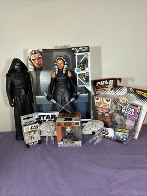 Star Wars Toy Lot Han Solo Kylo Ren Ahsoka Tano Luke Skywalker Falcon Cara Dune