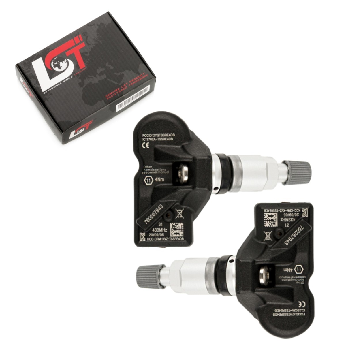 2x RDCi TPMS Sensor Tire Pressure Sensor 433 MHz for BMW X4 F26 xDrive