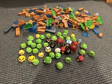 Huge Angry Birds Knock On Wood Game Lot Blocks Parts Replacement Pieces